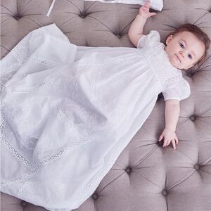 Victoria Christening Gown and Hat Set